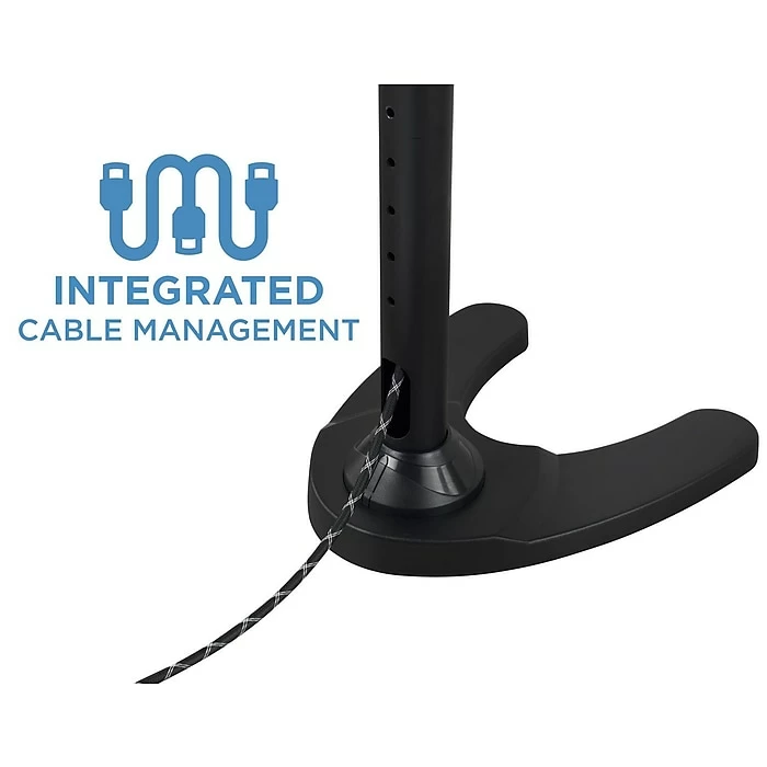 Mount-It! Mount-lt! Adjustable Monitor Mount, Up To 24", Black (MI-789) - Image 6