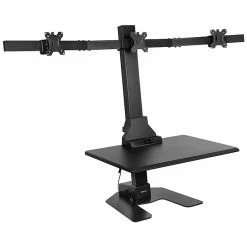 Mount-It! Adjustable Triple Monitor Mount, Up To 32", Black (MI-7983)