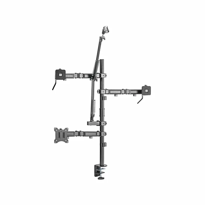 Mount-It! All-in-One Adjustable Studio Camera Setup Single Mount, Up To 32", Black (MI-481)