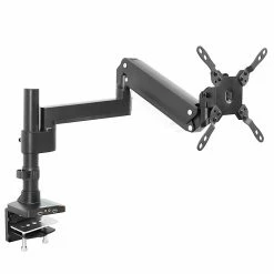 Mount-It! Mount-lt! Adjustable Monitor Mount, Up To 35", Black (MI-4771)