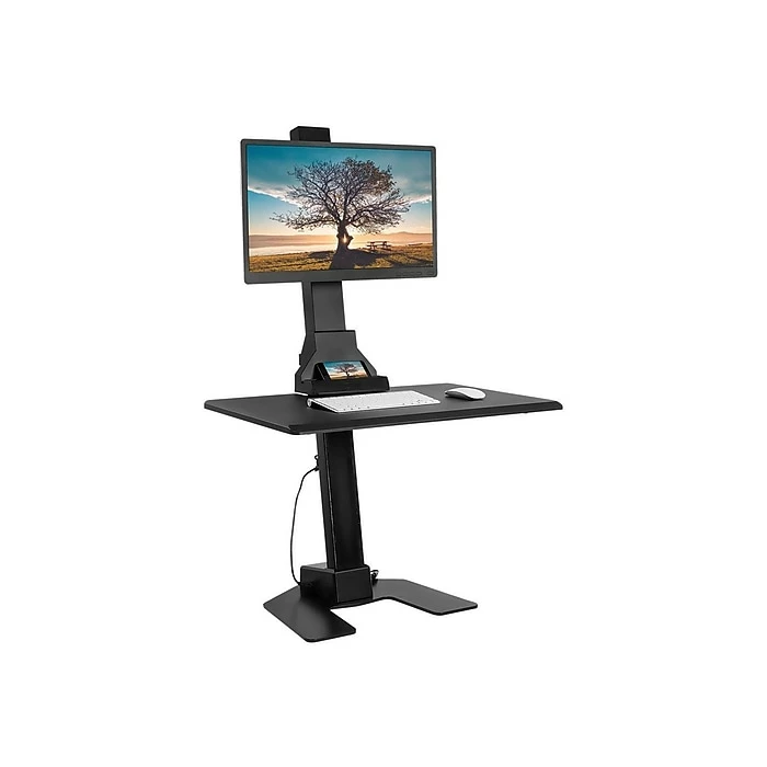 Mount-It! Adjustable Dual Monitor Mount, Up To 32", Black (MI-7951) - Image 4