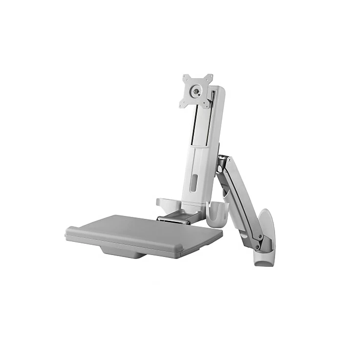 Amer Adjustable Monitor Mount, Up To 24", Gray (AMR1AWS)