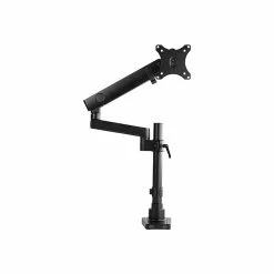 StarTech.com Desk Mount Monitor Arm - Full Motion Single Pole Up To 8kg VESA Display - C-Clamp/Grommet, Up 35", Black