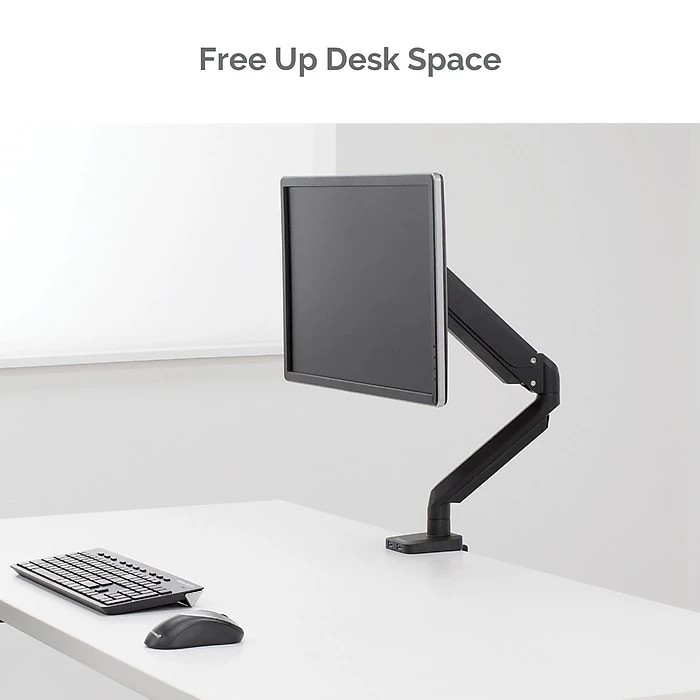 Fellowes Platinum Series Adjustable Monitor Arm, Up To 32", Black (8043301) - Image 5