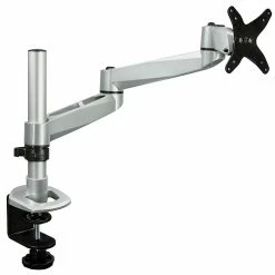 Mount-It! Modular Desk Mount Adjustable Monitor Mount, Up To 30" Monitors, Gray/Silver (MI-33116)