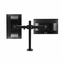 QualGear Adjustable Monitor Mount, Up To 27", Black (QG-DM-02-22)