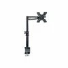 Monoprice® 105401 2 Way Adjustable Desk Mount Bracket For 13"-23" Display Up To 33 Lbs., Black