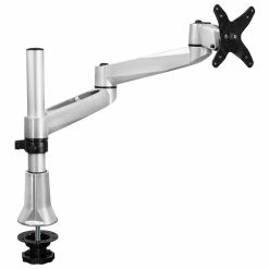 Mount-It! Modular Desk Mount Adjustable Monitor Mount, Up To 30" Monitors, Gray/Silver (MI-33111)