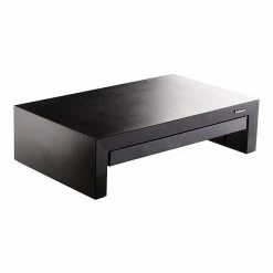 Fellowes Designer Suites Adjustable Monitor Riser, Up To 32", Black - 8038101