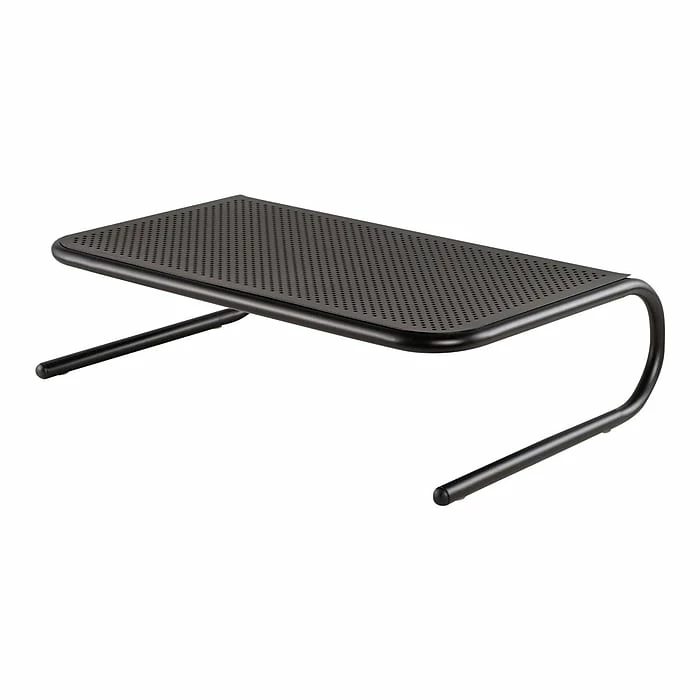 Staples Large Monitor Riser, For Up To 21" Monitor, Black (20136/23961) - Image 2