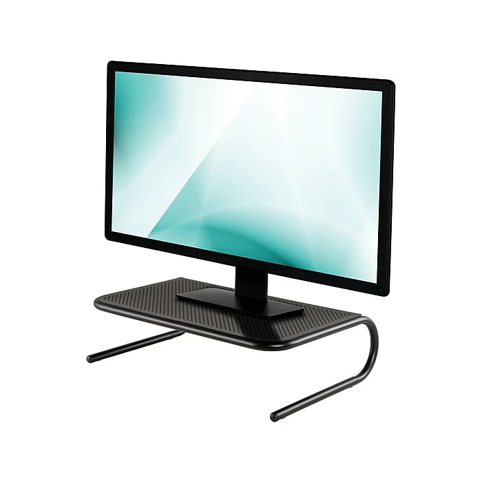 Staples Large Monitor Riser, For Up To 21" Monitor, Black (20136/23961) - Image 3