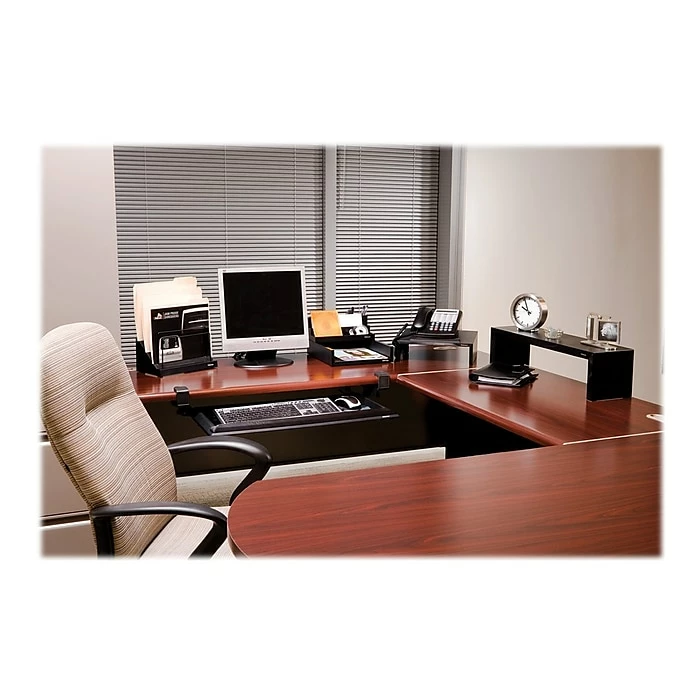 Fellowes Designer Suites Desk Shelf, Black (8038801) - Image 4