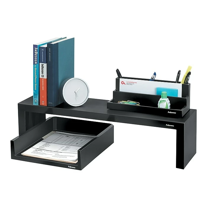 Fellowes Designer Suites Desk Shelf, Black (8038801) - Image 5