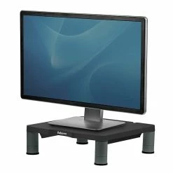 Fellowes Standard Adjustable Monitor Riser, Up To 42", Graphite (9169301)