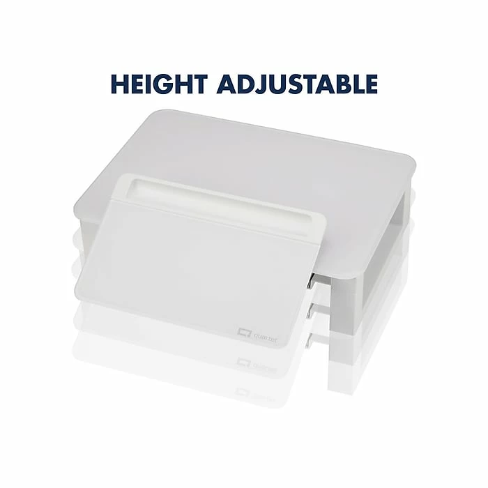 Quartet Adjustable Riser With Dry-Erase Board, White (Q090GMRW01) - Image 2