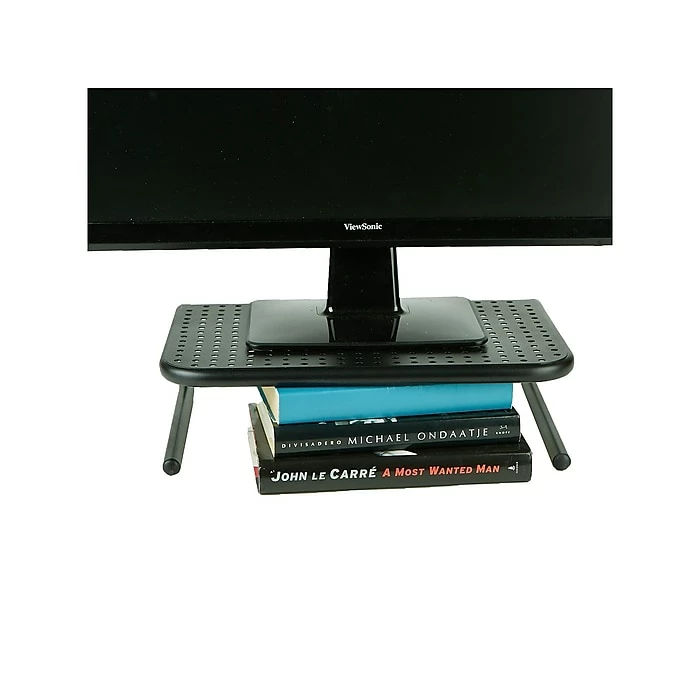 Mind Reader Collar Monitor Riser, Black (METMONST-BLK) - Image 3