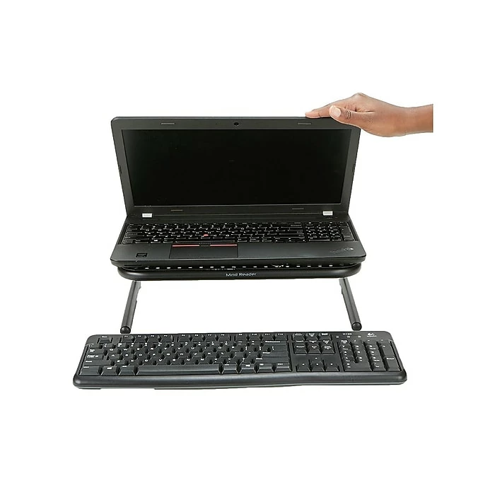 Mind Reader Collar Monitor Riser, Black (METMONST-BLK) - Image 4