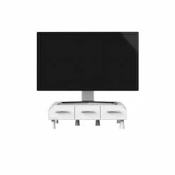 Mind Reader 'Perch' PC, Laptop, IMac Monitor Stand And Desk Organizer, White (MONSTA3D-WHT)