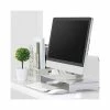 Innovera® Slim Aluminum Monitor Riser, 15 3/4 X 8 1/4 X 2 1/2, Silver