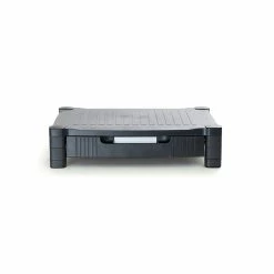 Mind Reader Monitor Stand Riser With Drawer Storage For Computer, Laptop, Desk, IMac, Dell, HP, Printer, Black (DRPLMONST-BLK)