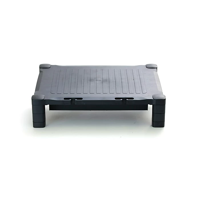 Mind Reader Monitor Stand Riser With Drawer Storage For Computer, Laptop, Desk, IMac, Dell, HP, Printer, Black (DRPLMONST-BLK) - Image 3