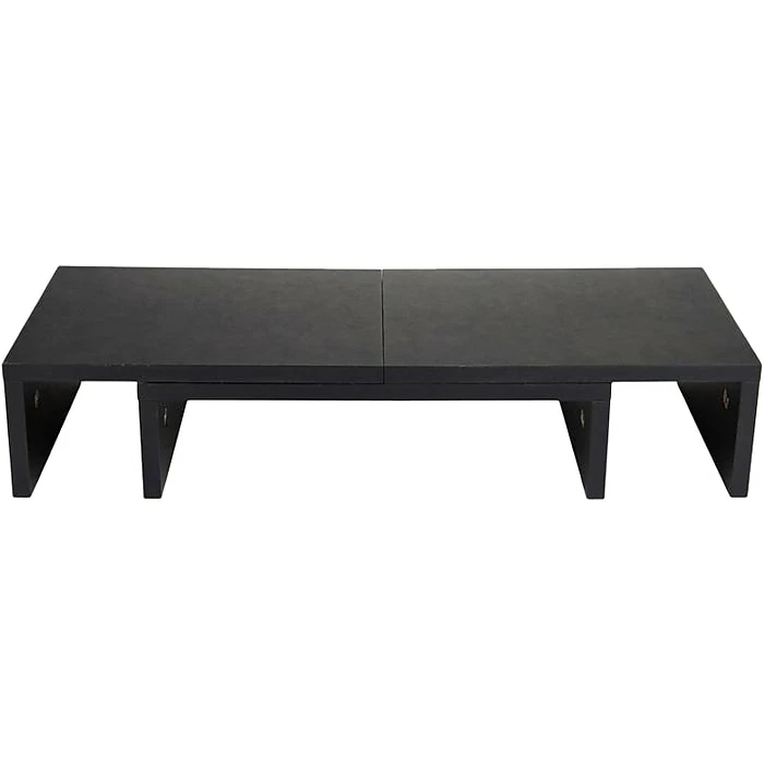 Mind Reader 2 Tier Adjustable Monitor Riser, Black (MDFMOND-BLK) - Image 2