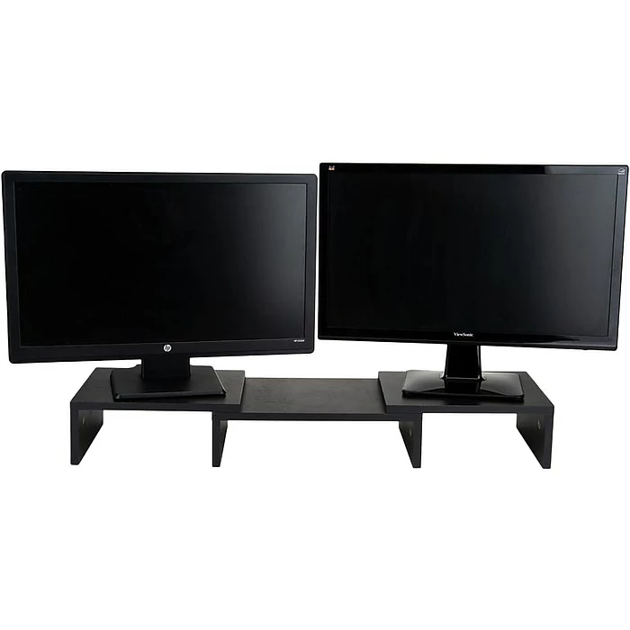 Mind Reader 2 Tier Adjustable Monitor Riser, Black (MDFMOND-BLK) - Image 5