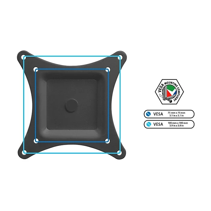 Mount-It! Mount It Mount-lt! Adjustable Monitor Arm, Up To 27", Black (MI-751) - Image 5