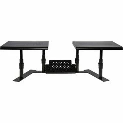 Staples Dual Monitor Stand, Up To 24" Monitors, Classic Black (51230)