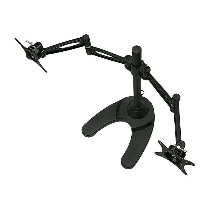 Mount-It! Dual Monitor Stand, Up To 27" Monitors, Black (MI-792) - Image 3