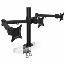 Mount-It! Full-Motion Triple Monitor Desk Mount For 13"-24" ' Screens (MI-753)