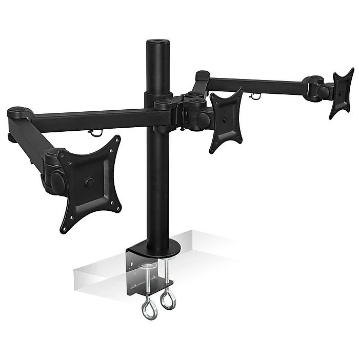 Mount-It! Full-Motion Triple Monitor Desk Mount For 13"-24" ' Screens (MI-753)