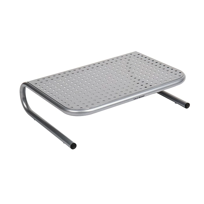 Mind Reader Metal Monitor Stand, Monitor Riser For Computer/Laptop/Desk/iMac 2-Pack, Silver (2METMONST-SIL) - Image 6