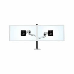 Ergotron LX Monitor Arm, Up To 40" Monitor, Polished Aluminum With Black Accents (45-549-026)