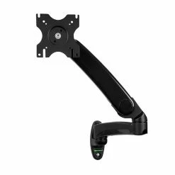 StarTech Single-Monitor Arm And Wall Mount, Up To 30", Black (ARMPIVWALL)