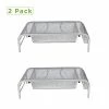 Mind Reader Metal Mesh Monitor Stand And Desk Organizer With Drawer, Monitor Riser, Silver, 2/Pack (2MESHMON-SIL)