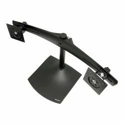 Ergotron DS100 Dual-Monitor Desk Stand, For Up To 24" Screens, Black (33-322-200)