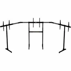 Next Level Racing Adjustable Triple Stand, Up To 65" Monitor, Matte Black (NLR-A010)