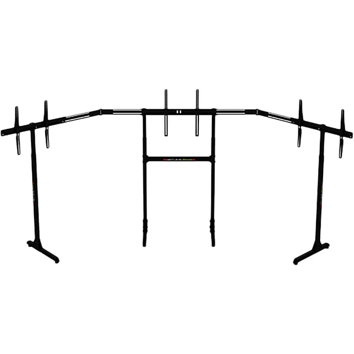 Next Level Racing Adjustable Triple Stand, Up To 65" Monitor, Matte Black (NLR-A010)