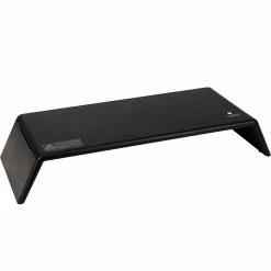 Mind Reader Adjustable Monitor Stand With UV Light Box, Up To 23" Monitor, Black (UVSBMON-BLK)
