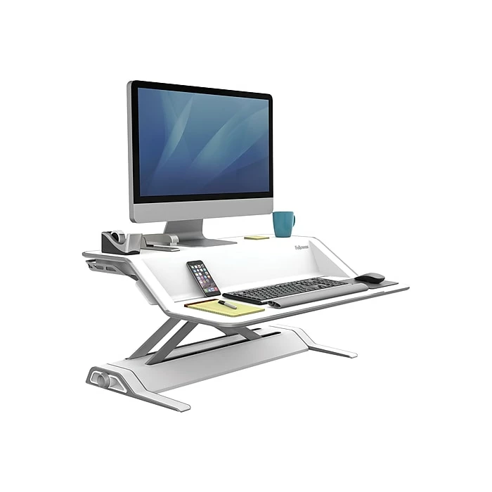 Fellowes Lotus Monitor Stand, White (0009901) - Image 3
