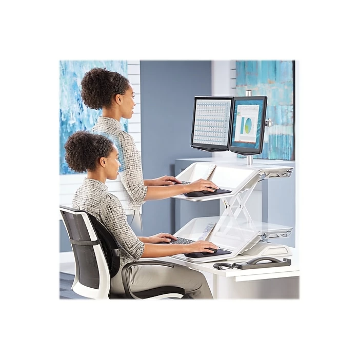 Fellowes Lotus Monitor Stand, White (0009901) - Image 6