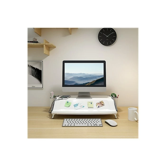 Flexispot MonitorStand Workstation, 17"-30" Monitor, Gray (S6G) - Image 5