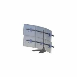 Ergotech Monitor Stand, Up To 24", Black (100-D28-B33)