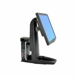 Ergotron Neo-Flex Monitor Stand, For Up To 24" Screens, Black (33-338-085)