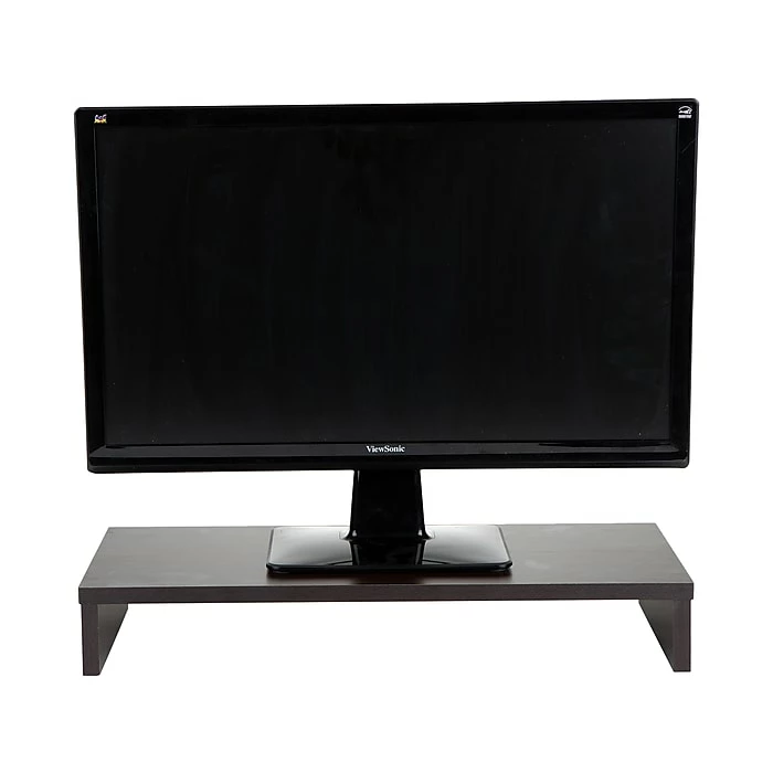 Mind Reader Monitor Stand, Brown (RECMON-BRN) - Image 2