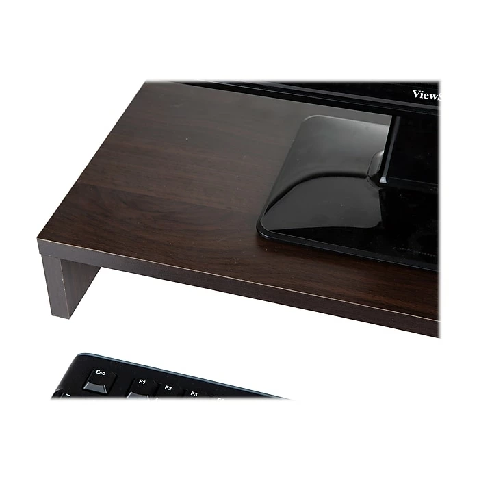 Mind Reader Monitor Stand, Brown (RECMON-BRN) - Image 7