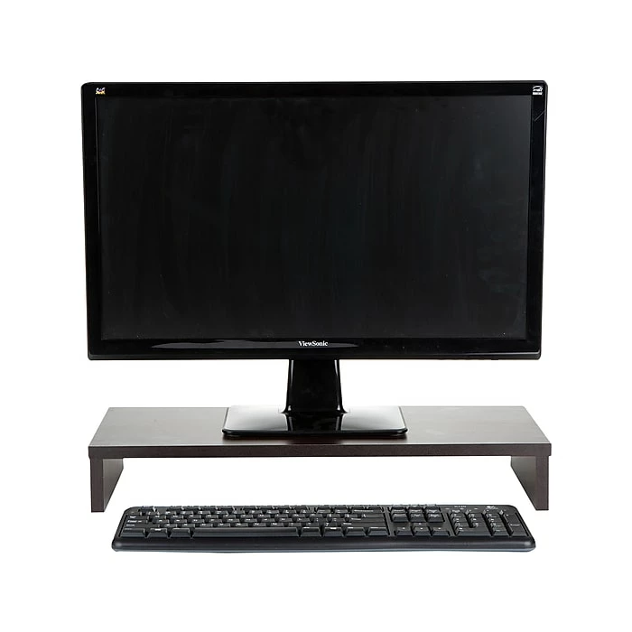 Mind Reader Monitor Stand, Brown (RECMON-BRN) - Image 8