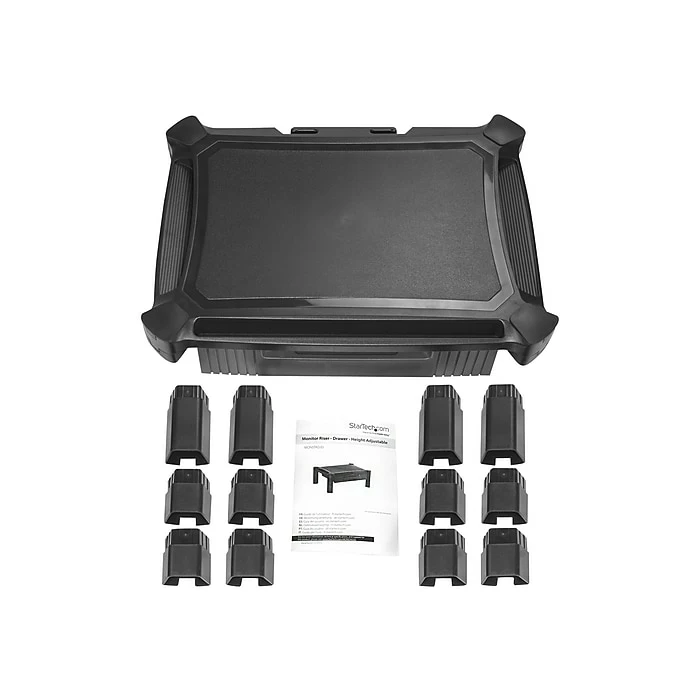 StarTech Monitor Stand, Up To 32" Monitor, Black (MONSTADJD) - Image 4