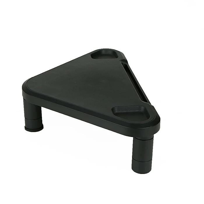 Mind Reader Monitor Stand Riser, For Computer Monitor, Laptop, 2/Pack, Black (2PLTRISTA-BLK) - Image 6
